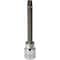 Dynamic Tools 3/8 Drive Torx Head, T45 Long Bit, Chrome Finish Socket D006745 - alternate 1